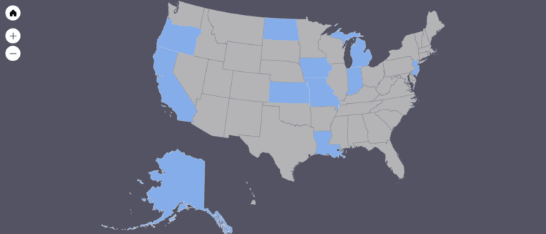 states with blue on chosen states